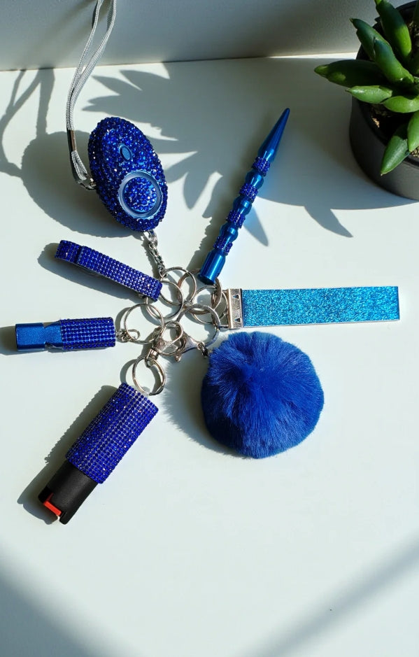 Safety Keychain - BLING-it Set with Pepper Spray