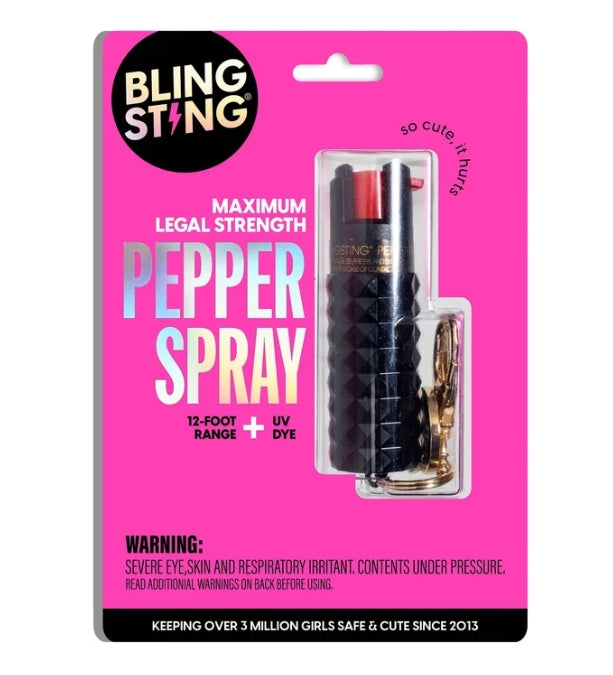 BLING STING Metallic Studded Pepper Sprays