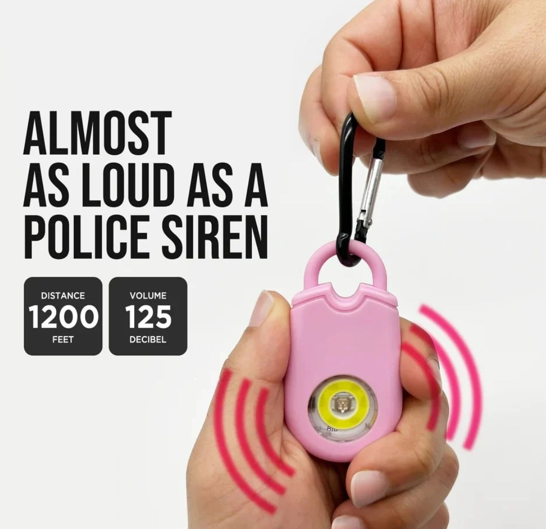 GUARD DOG - Security Keychain Personal Alarm with Flashlight | 125 dB with Carabiner