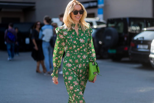 The Impact of Color Choices in a Floral Print Mini Dress