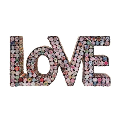 Love Sign - Recycled Paper: Large