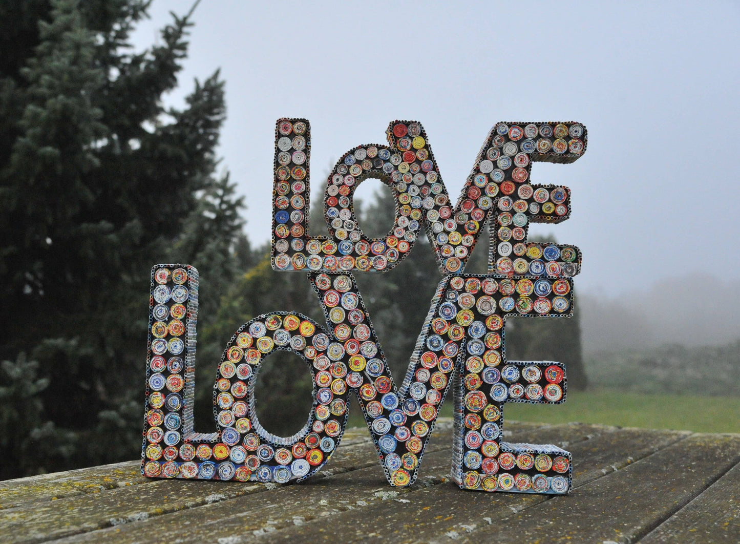 Love Sign - Recycled Paper: Small
