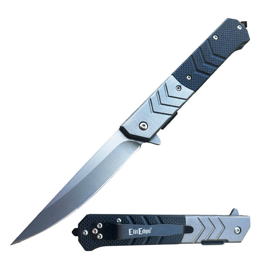 9 Inch Military G10 Handle Tactical Spring Assisted Pocket Knife