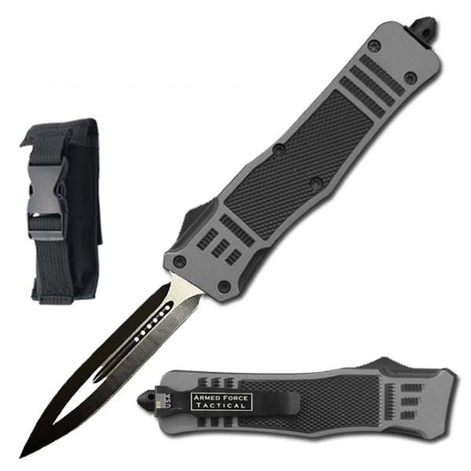 9" Grey Ghost OTF Tactical Automatic Out Of The Front Pocket Knife
