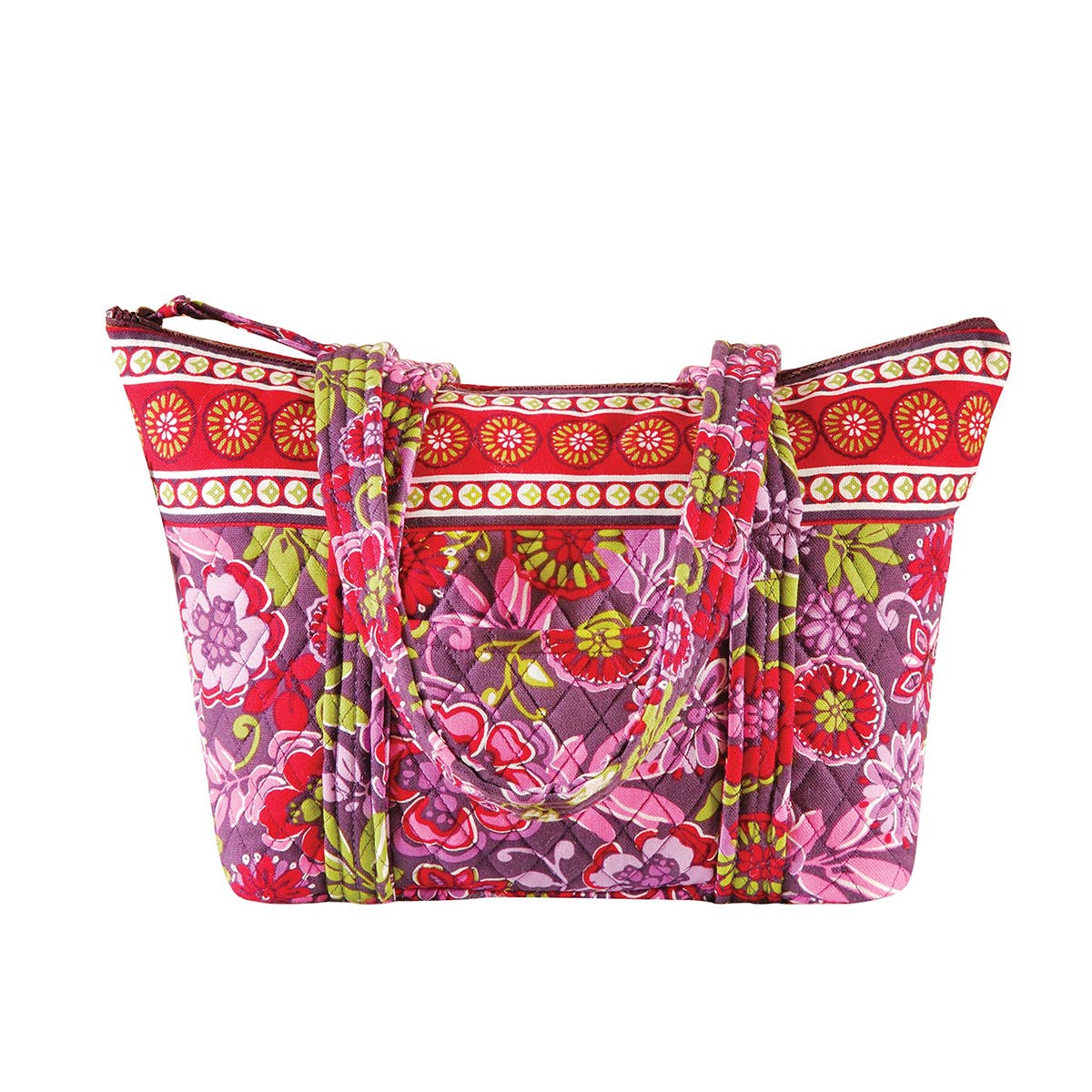 SALE Zoe Red Floral Tote Bag 16.5" x 11.3"