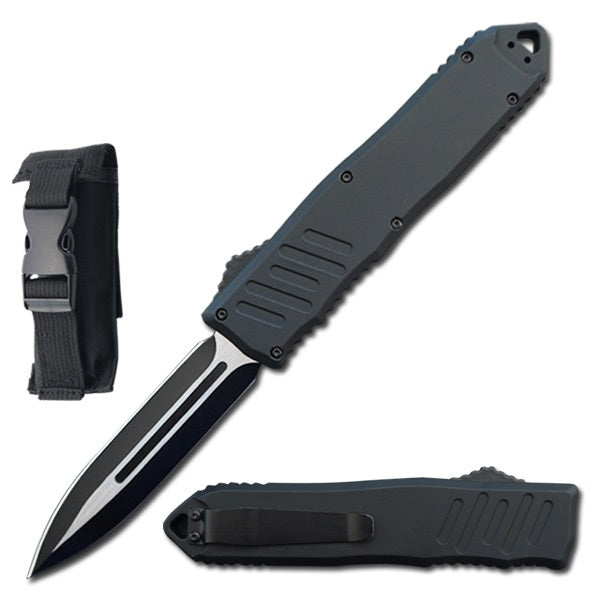 9" Black Havoc OTF Automatic Knife Dagger Blade