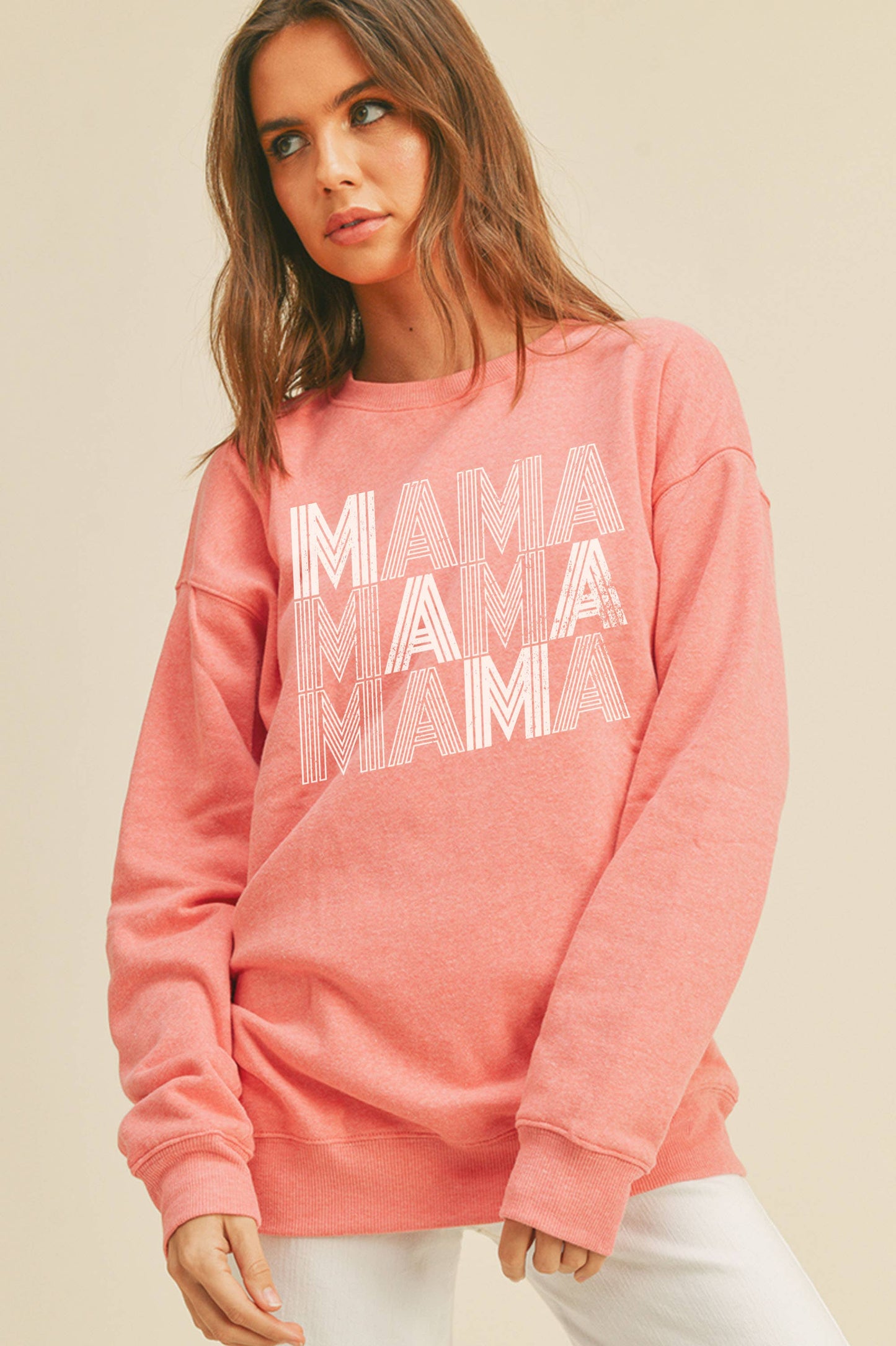 Mama Graphic Sweatshirt: Loden Frost / M