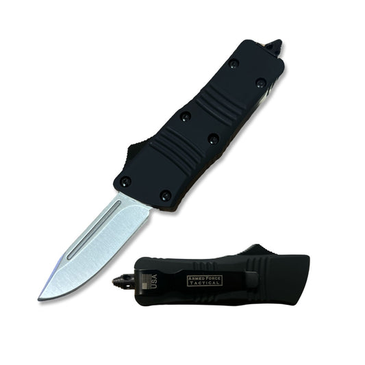 5.5" Wasp Mini Automatic OTF Knife Drop Point Blade