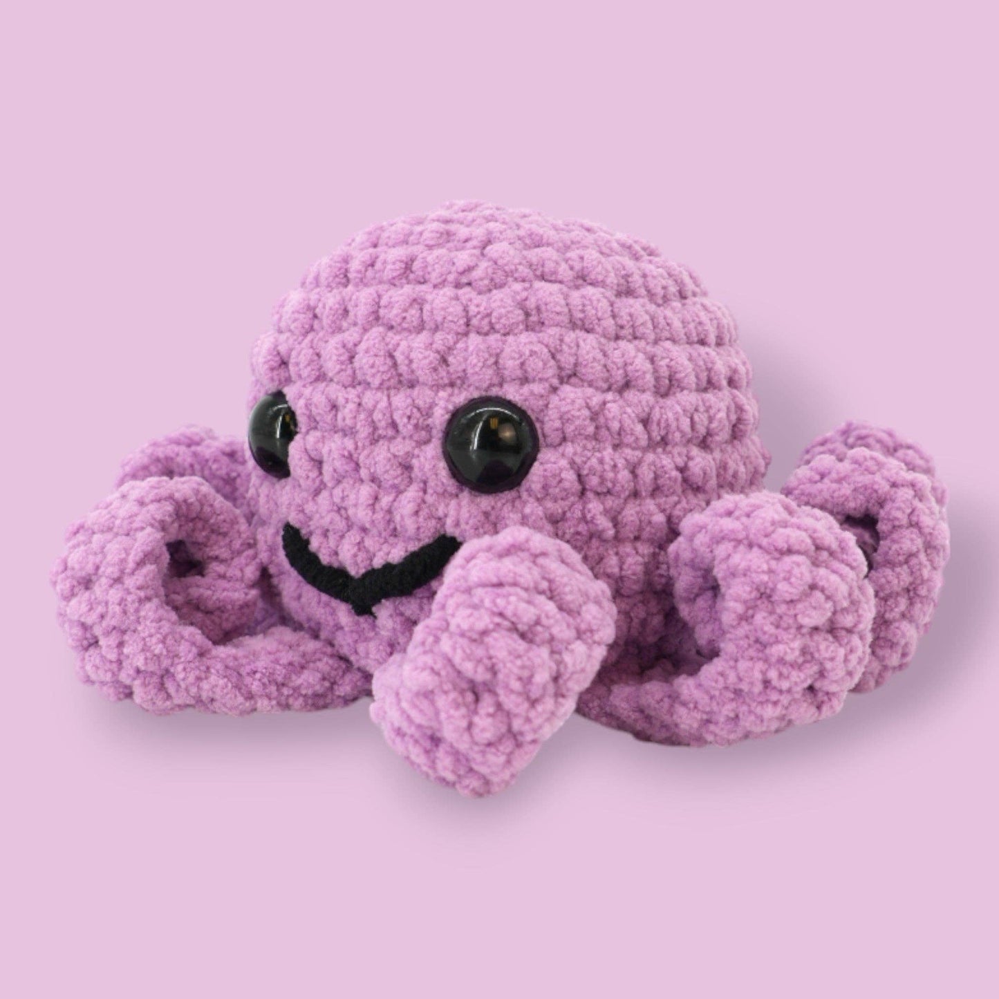 Crochet Octopus Kit - Cleo the Octopus: Lavender Latte Purple