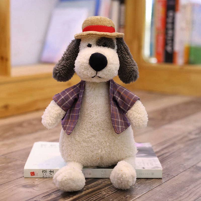 Kawai - Cute Straw Hat Plush Toys: FOX / 30CM