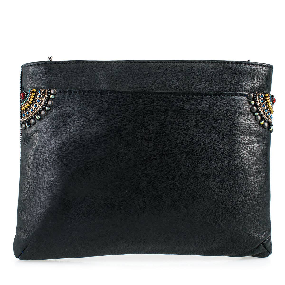 Starstruck Rock Wings and Lightning Beaded Crossbody Handbag