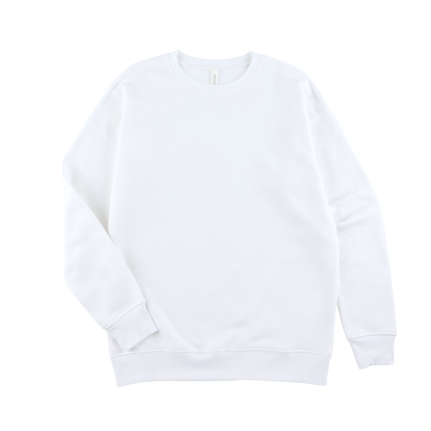 Blank Long Sleeve Sweatshirt: 2TONE BLACK / S