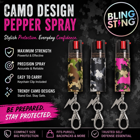 BLING STING Camo Pepper Sprays