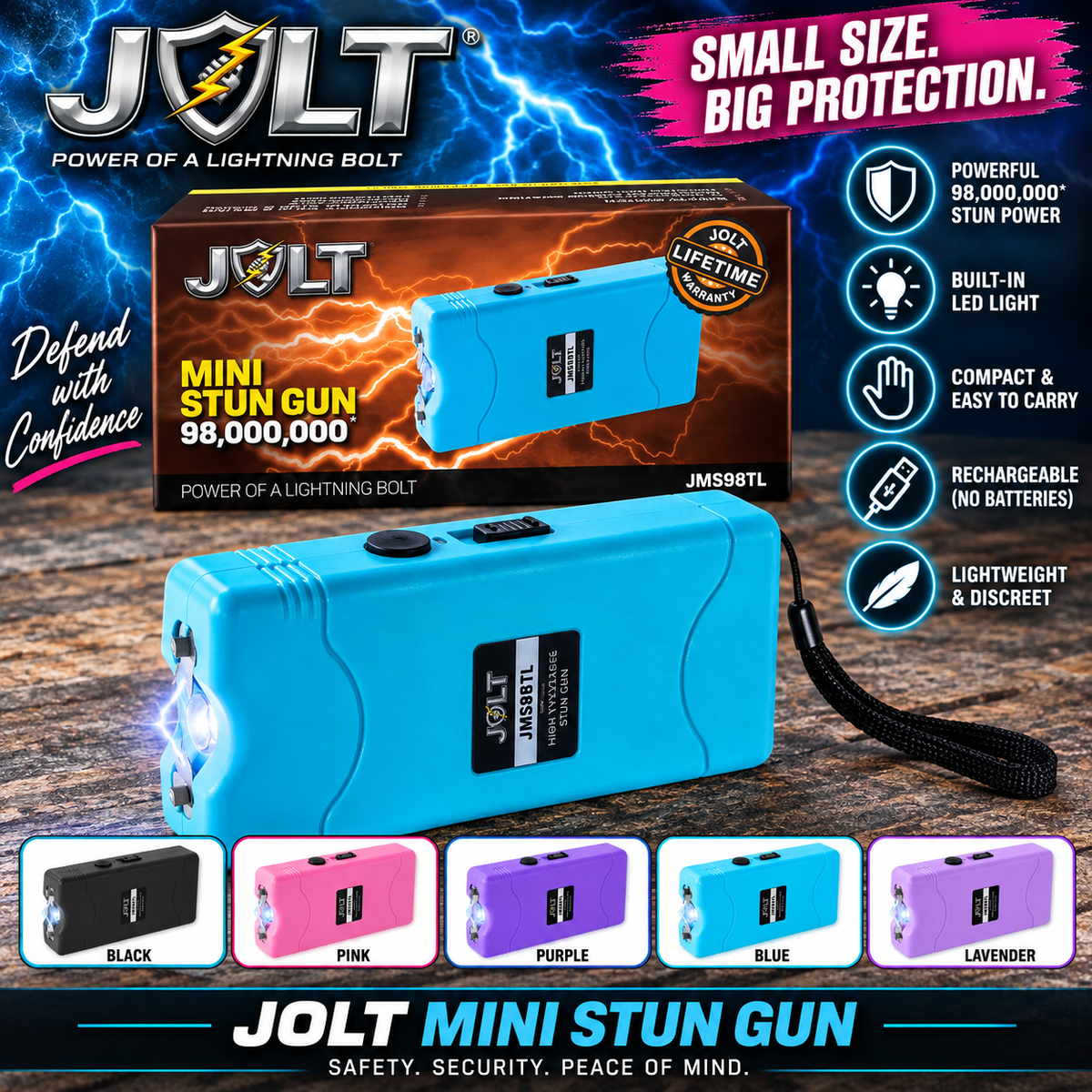 Stun Gun - JOLT Mini 98,000,000