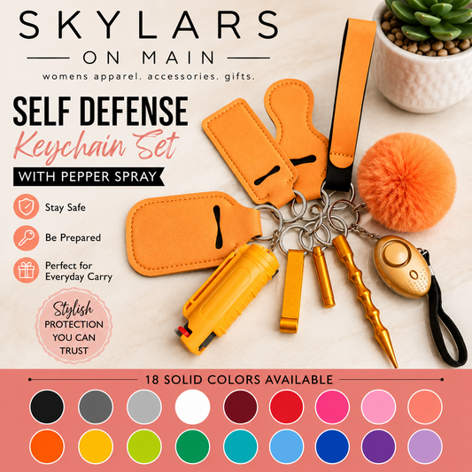 Safety Keychain - Solid Color Collection