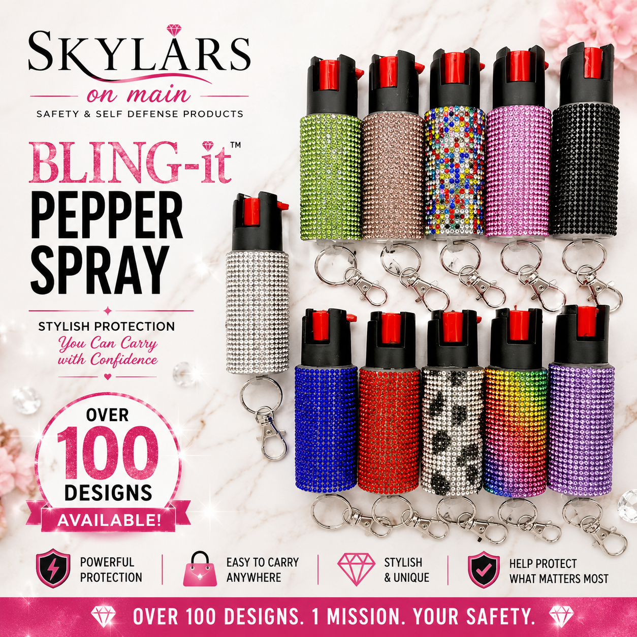 Pepper Spray - Rhinestone Design Collection