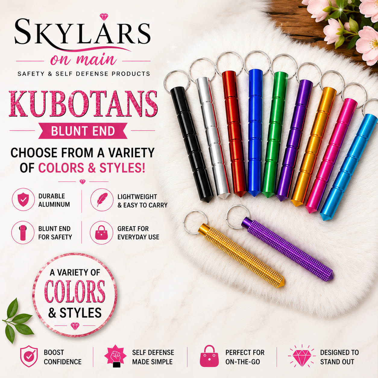 Kubotan-Blunt End Self Defense Keychain