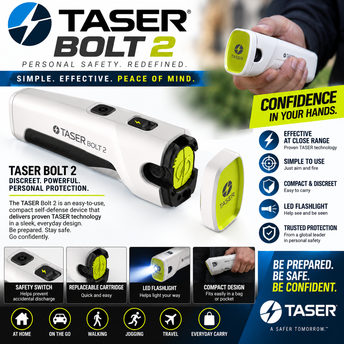 TASER Bolt 2 Self-Defense Device