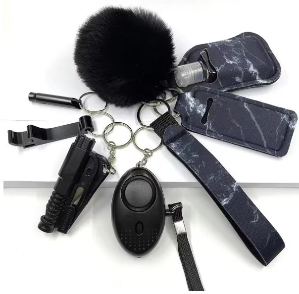 Self-Defense 9 Piece Keychain Set