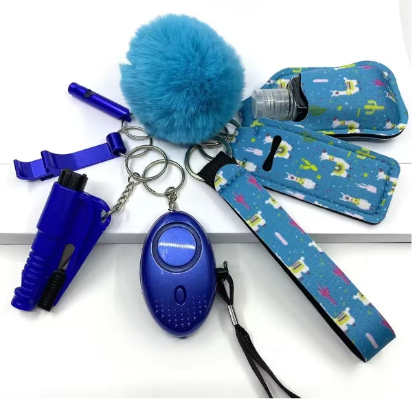 Self-Defense 9 Piece Keychain Set