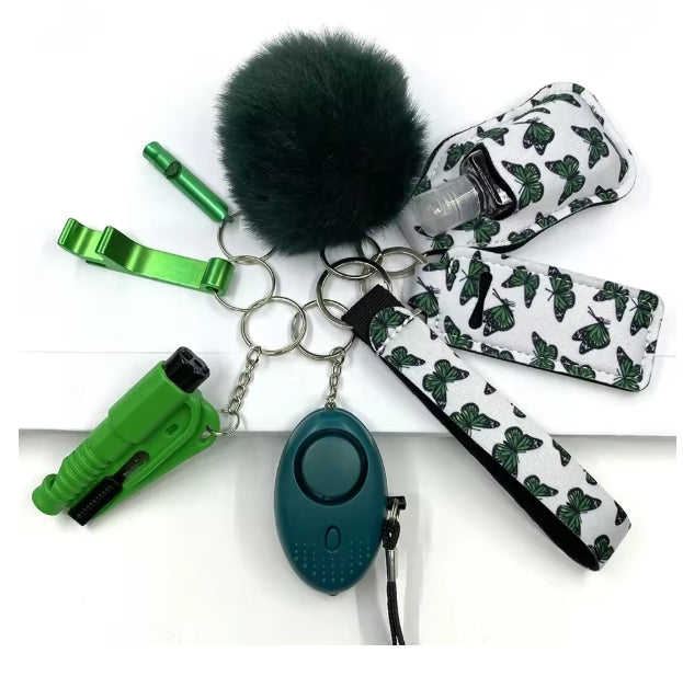 Self-Defense 9 Piece Keychain Set