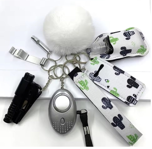 Self-Defense 9 Piece Keychain Set