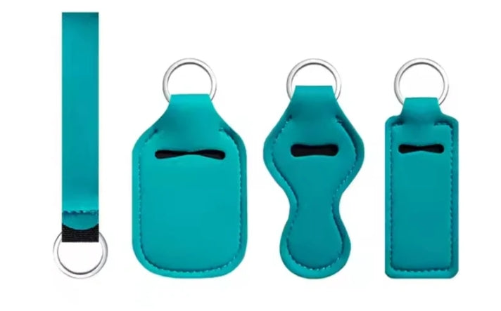 4 Piece Solid Keychain Set