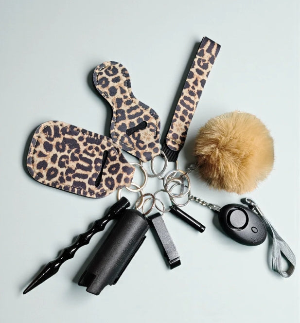 Safety Keychain - Design Set 9pc with Pepper Spray