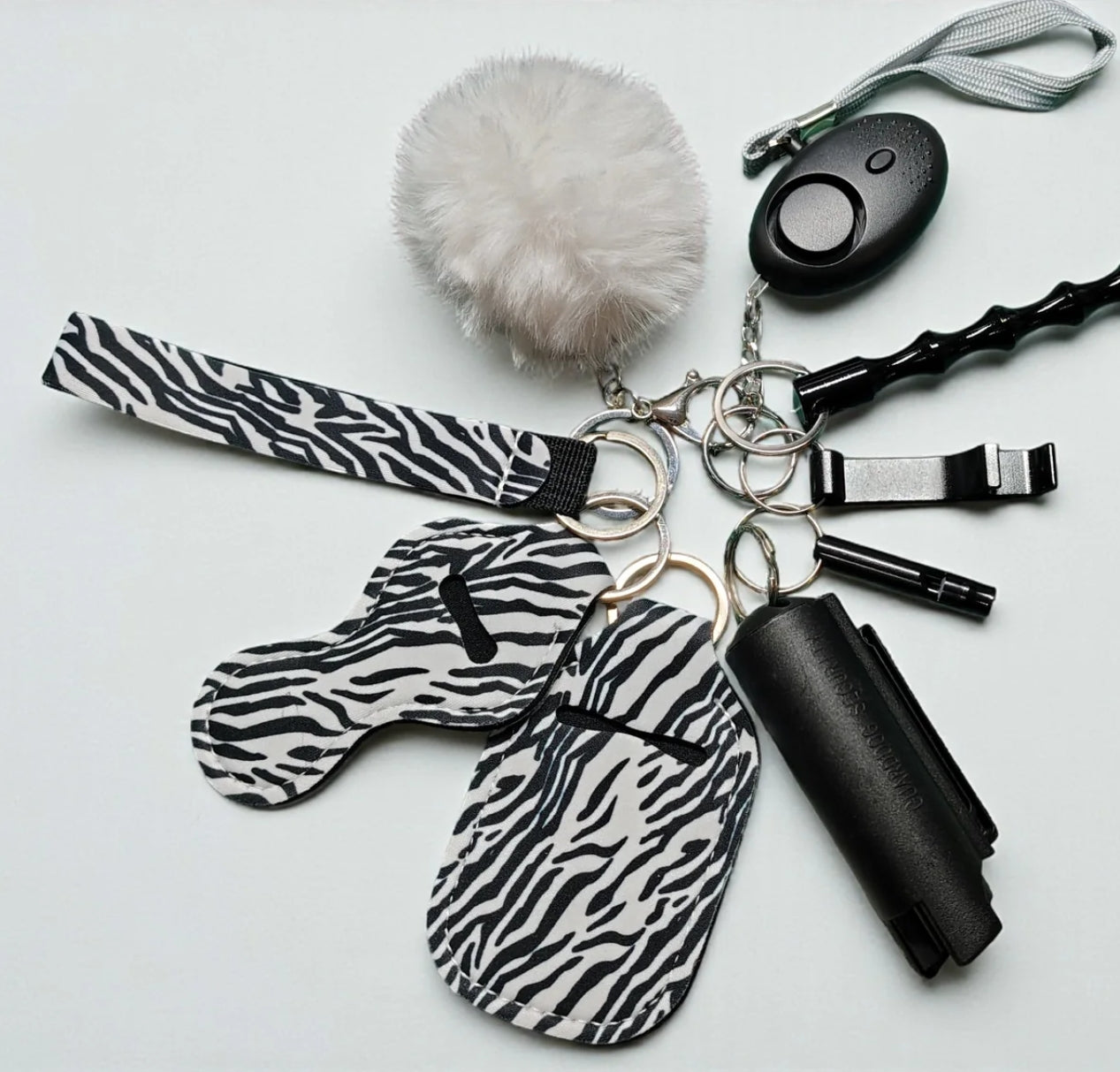 Safety Keychain - Design Set 9pc with Pepper Spray