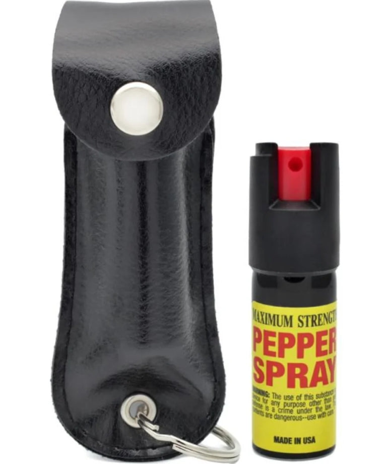 Designer Case Keychain Personal Defense Pepper Spray OC-18 1/2 oz