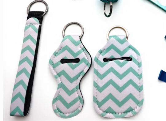 3 Piece Designer Keychain Set