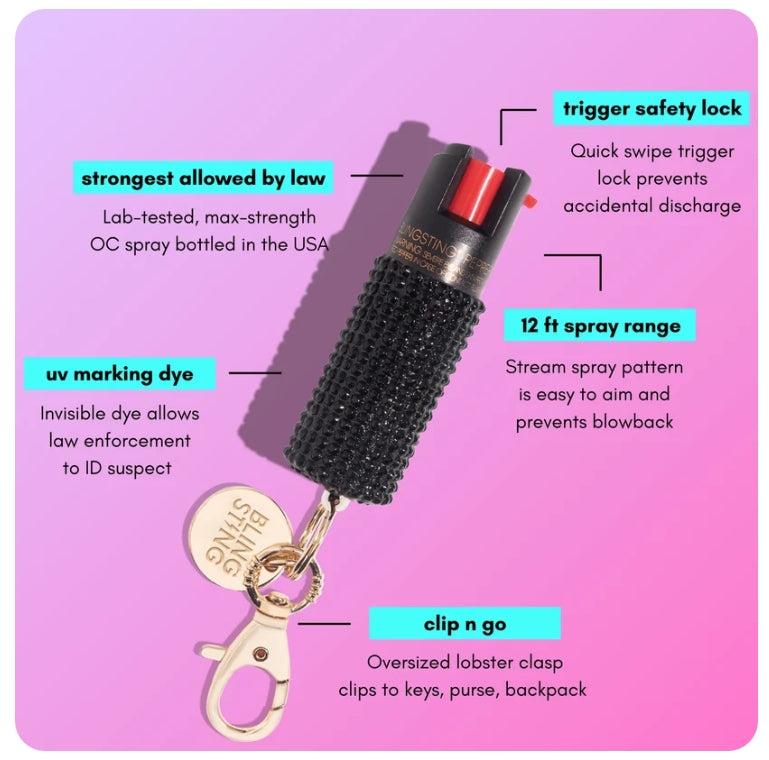 BLING STING Rhinestone Pepper Sprays