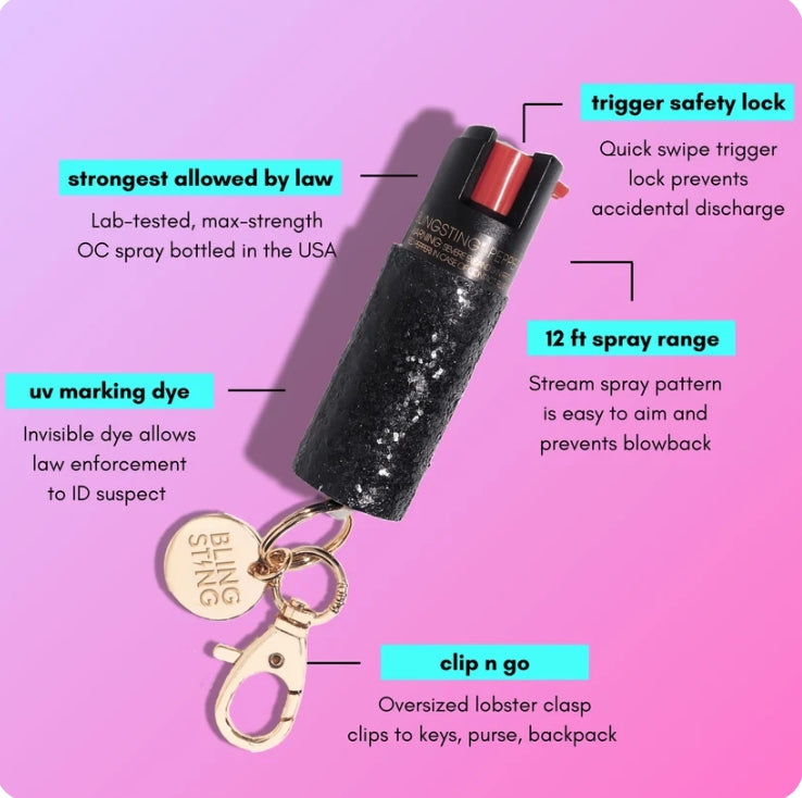 BLING STING Glitter Pepper Sprays