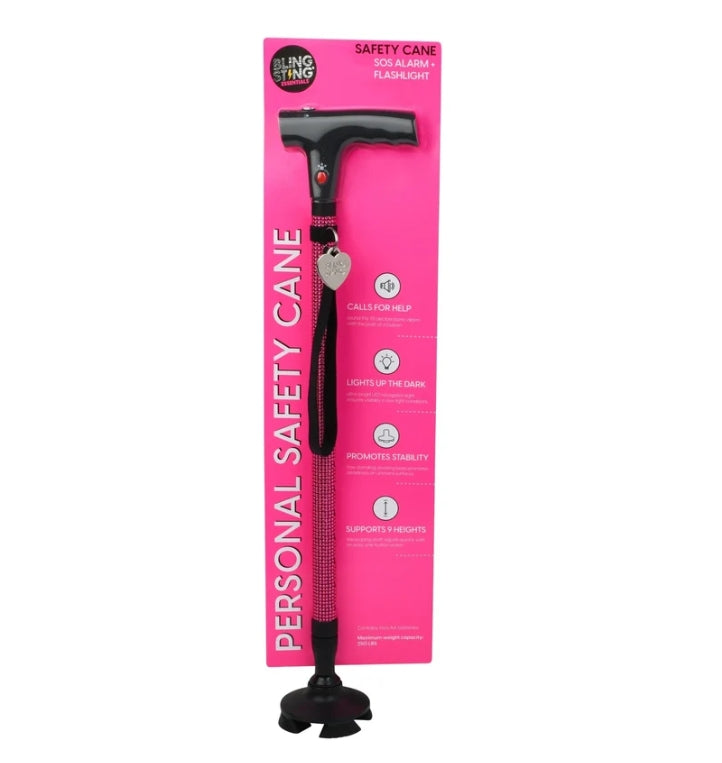 BLING STING Personal Safety Cane