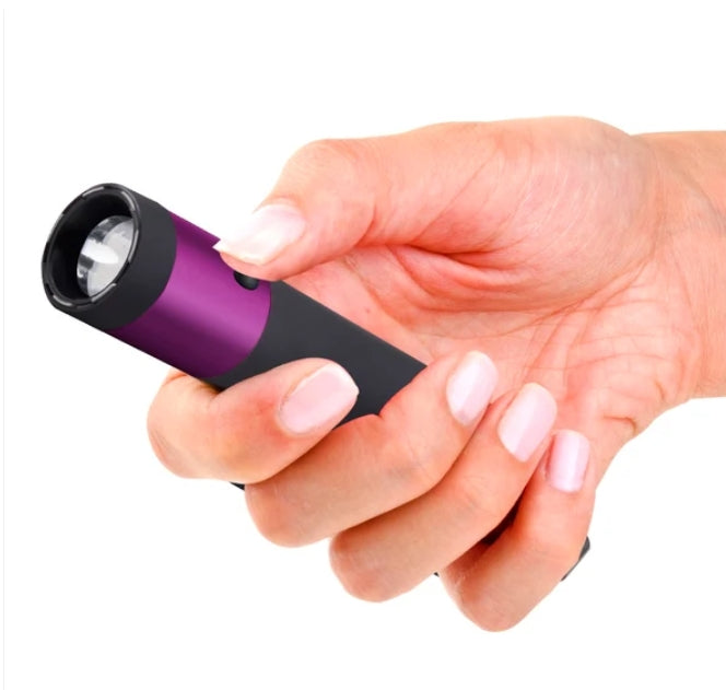 GUARD DOG - Stun Gun with Flashlight – 110 Lumen Rubberized Grip