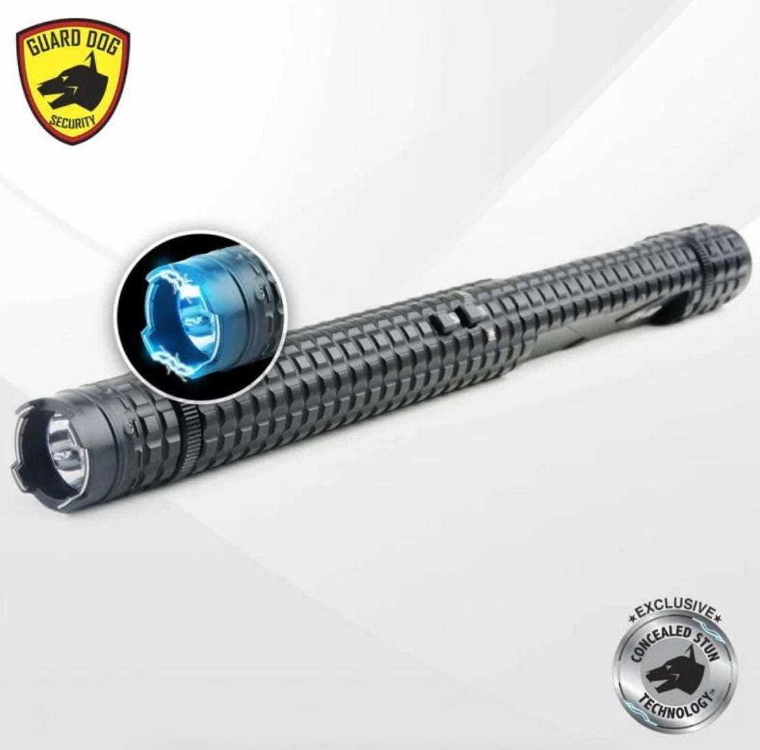 GUARD DOG - KNIGHTRO Tactical Stun Gun Baton with 300 Lumen 5 Function Light