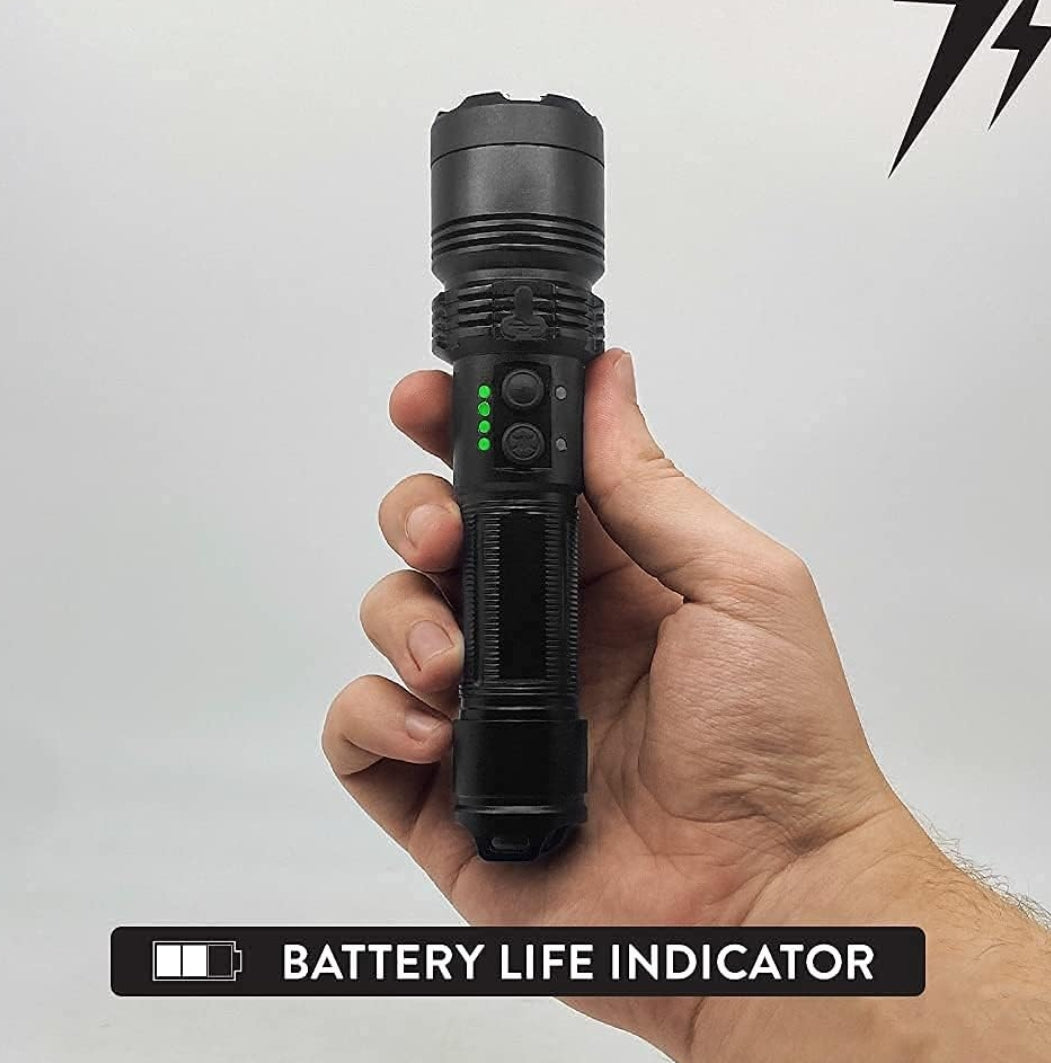 GUARD DOG - Lightsafer Stun Gun with Flashlight – 400 Lumens with Charging Indicator