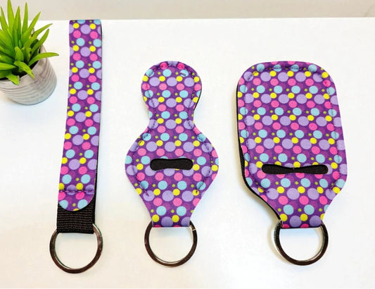 3 Piece Designer Keychain Set