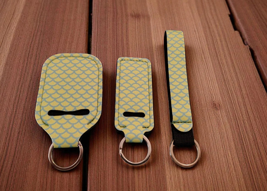 3 Piece Designer Keychain Set