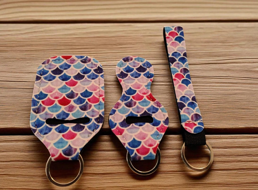 3 Piece Designer Keychain Set