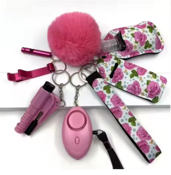 Safety Keychain - Design Set with Pepper Spray