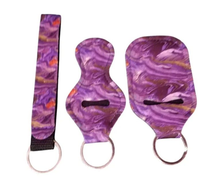 3 Piece Designer Keychain Set