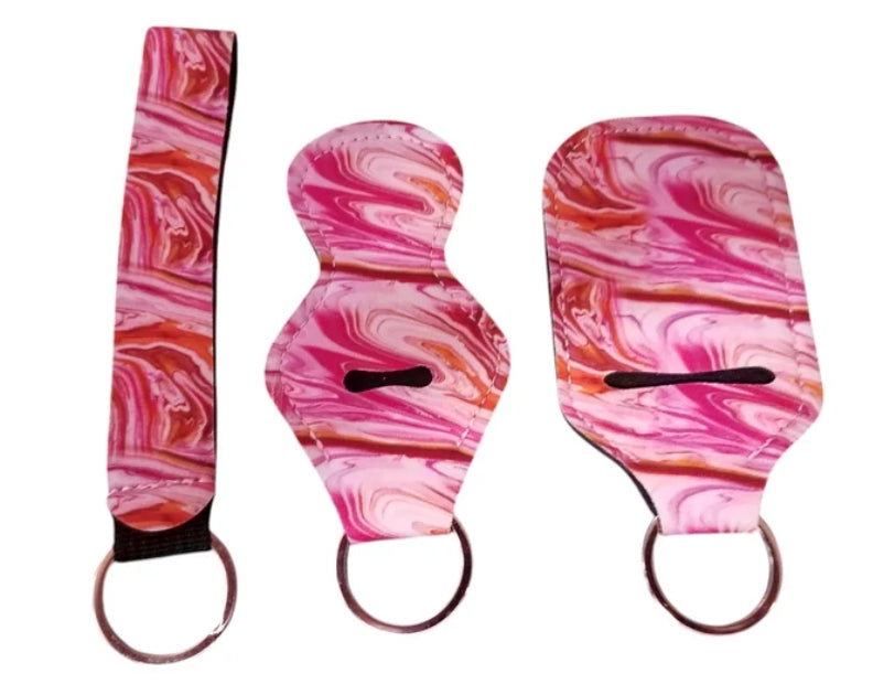 3 Piece Designer Keychain Set