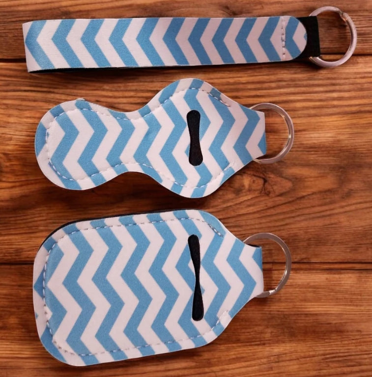 3 Piece Designer Keychain Set