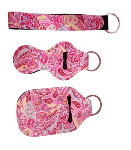 3 Piece Designer Keychain Set