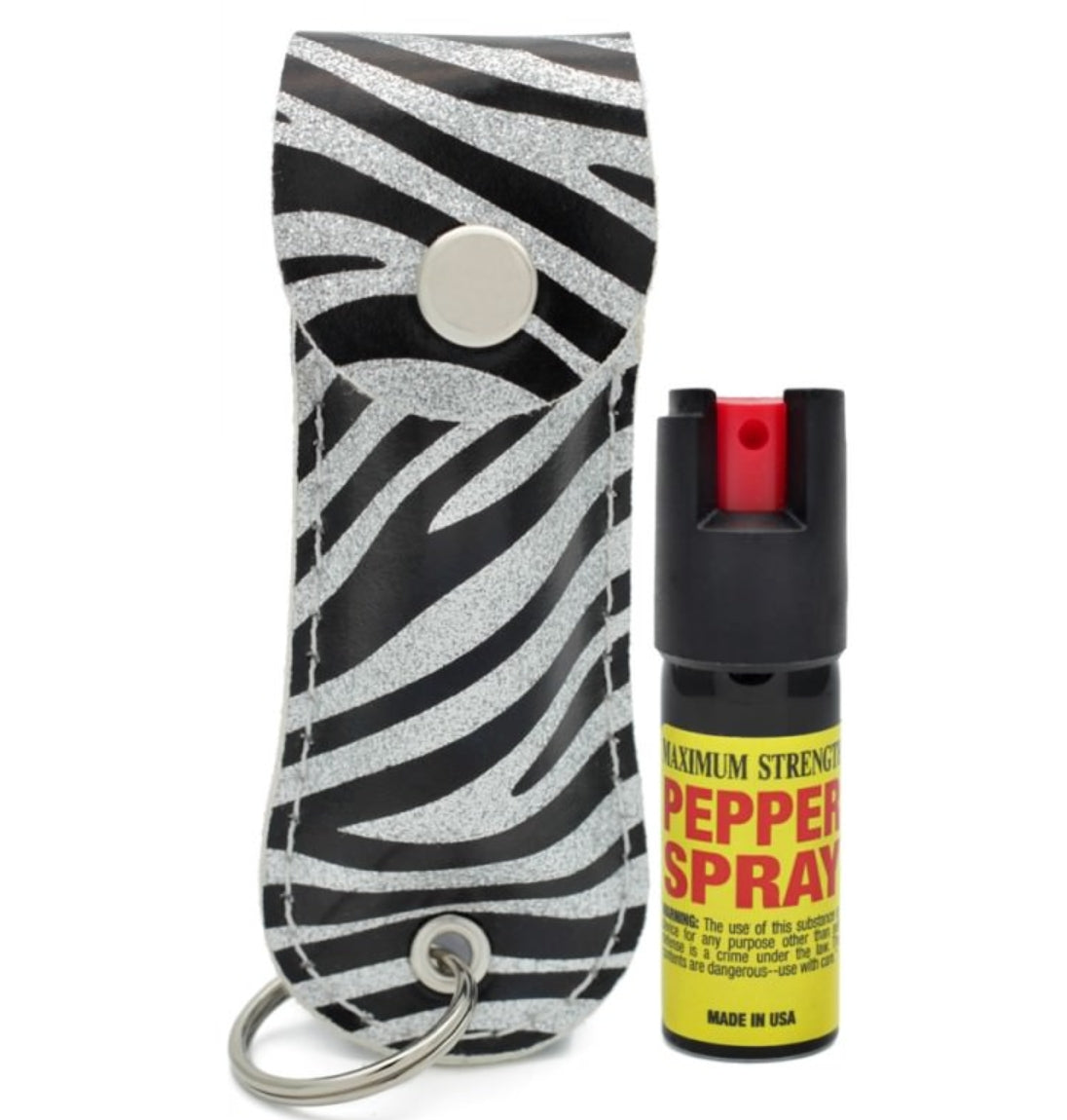 Designer Case Keychain Personal Defense Pepper Spray OC-18 1/2 oz