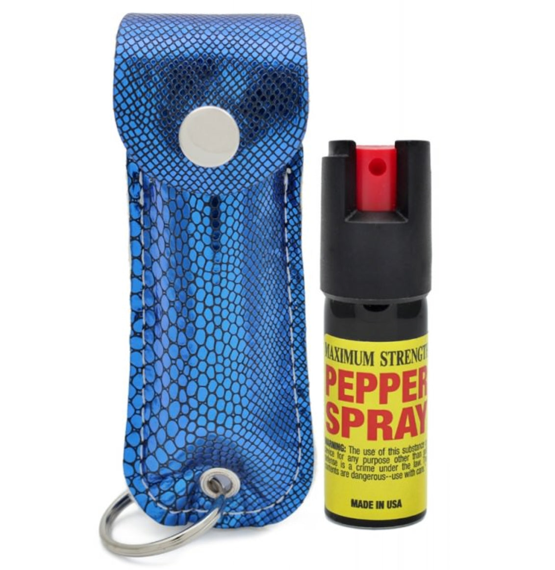 Designer Case Keychain Personal Defense Pepper Spray OC-18 1/2 oz