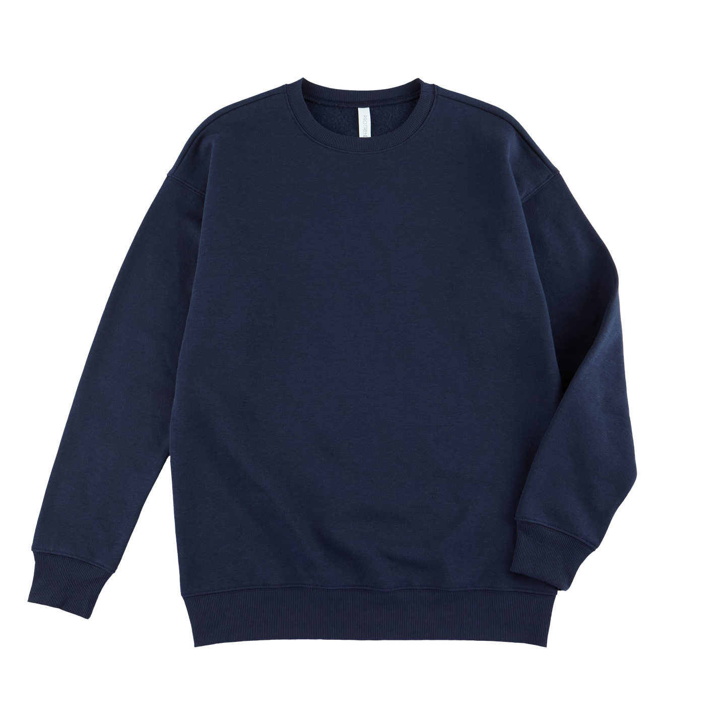 Blank Long Sleeve Sweatshirt: 2TONE BLACK / S