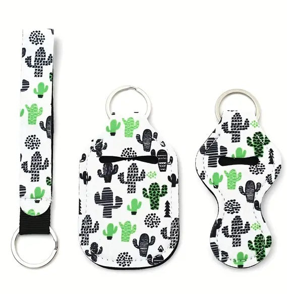 3 Piece Designer Keychain Set
