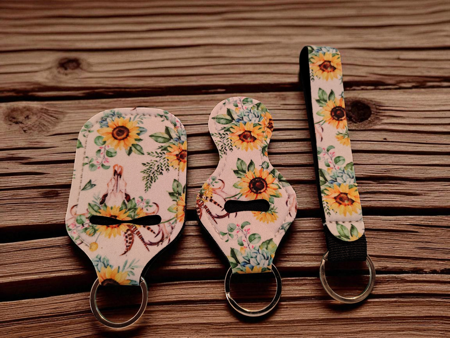 3 Piece Designer Keychain Set